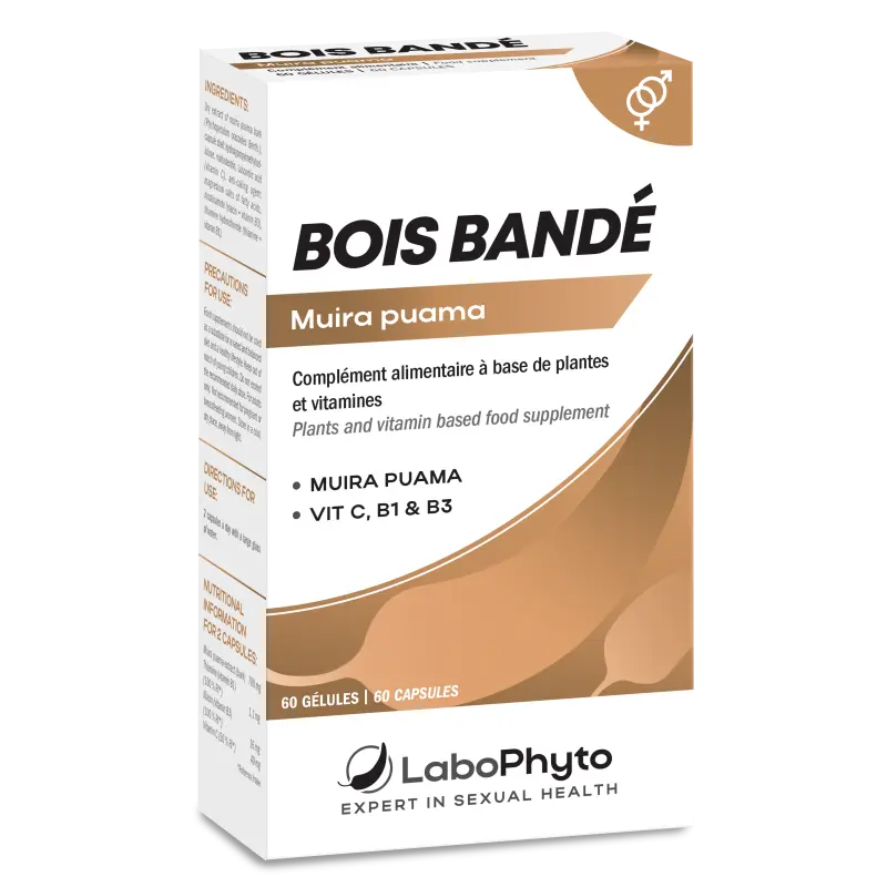 Un complément naturel inspiré d’un savoir-faire ancien, réputé depuis des générations pour accompagner l’harmonie du couple et le maintien du désir. Le Bois Bandé Unisexe – 60 gélules disponible chez LollyDoll