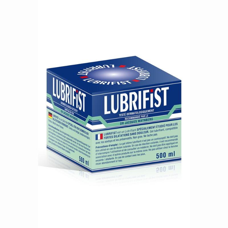 Lubrifist Lubrix pot 500ml grand format fisting dilatations extrêmes sans paraben