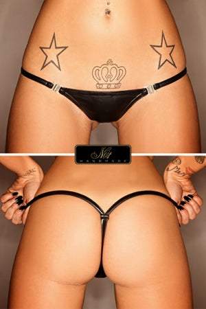 String wetlook Strip · Noir Handmade · vue 2