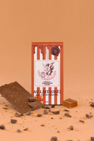 Chocolat au lait éclats de caramel Tablette 100g · Les canailles · vue 2