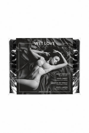 Drap Vinyle noir 220 x 200 cm · Fetish Tentation · vue 2