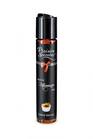 Huile de massage gourmande Crème Brulée · Plaisir Secret · vue 3