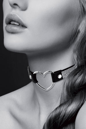Collier strass et coeur · Bijoux pour toi · vue 4