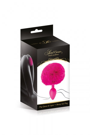 Plug queue de lapin fuchsia · Sweet Caress · vue 2