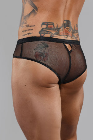 Slip type brésilien noir · Regnes · vue 4