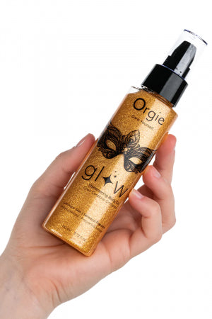 Huile corporelle brillante parfumée Glow Shimmering Body Oil Orgie
