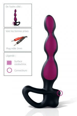 Stimulateur prostate electro. Big Bend-it · Mystim · vue 3