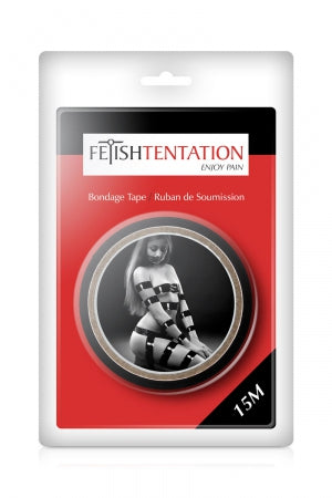 Ruban de soumission noir 15m Fétish Tentation · Fetish Tentation · vue 2
