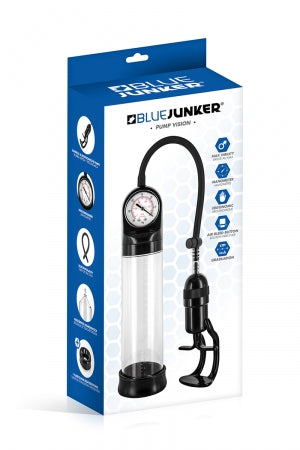 Pompe à pénis avec manomètre Pump Vision Blue Junker