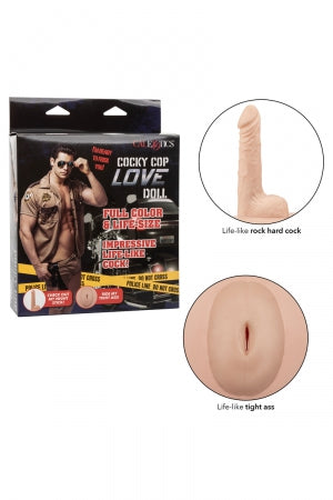 Poupée masculine Cocky Cop Love Doll · Calexotics · vue 3