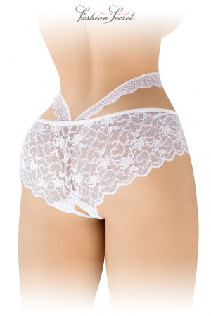 Culotte ouverte blanche Marie · Fashion Secret · vue 3