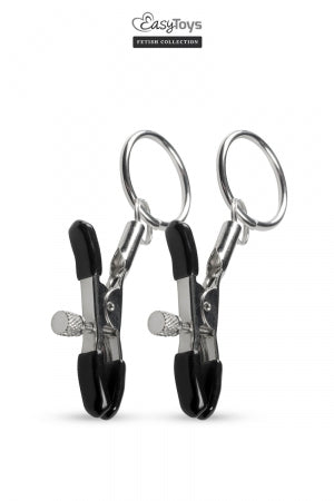 Pinces à tétons avec anneau · Easytoys Fetish Collection · vue 3