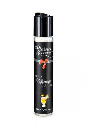 Huile de massage gourmande Pina Colada · Plaisir Secret · vue 3