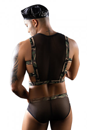 Tenue sexy US Army 3 pièces · J Lingerie · vue 2