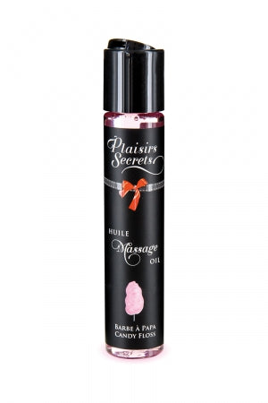 Huile de massage gourmande Barbe a papa · Plaisir Secret · vue 3