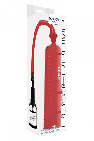 Pompe à pénis Power Pump rouge Toy Joy