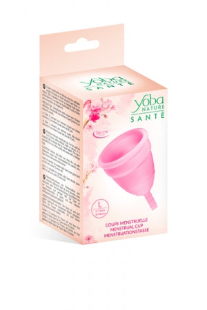 Coupe menstruelle en silicone Nature rose Yoba