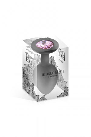 Plug bijou silicone noir M · Hidden Eden · vue 2
