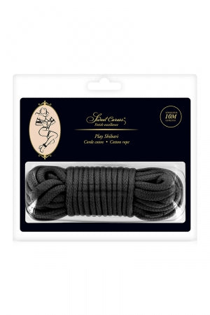 Corde de bondage noire 10m · Sweet Caress · vue 2