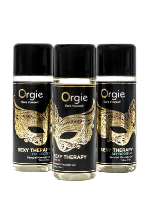 Coffret 3 huiles de massage sensuel Sexy Therapy Collection · Orgie · vue 4
