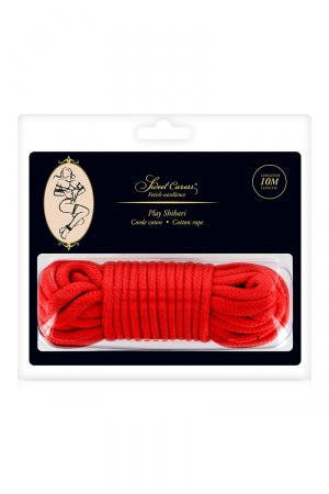 Corde de bondage rouge 10m · Sweet Caress · vue 2