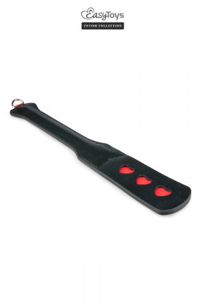 Paddle cuir 3 coeurs · Easytoys Fetish Collection · vue 4