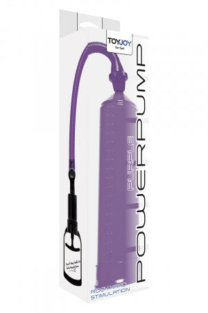 Pompe à pénis Power Pump violet Toy Joy