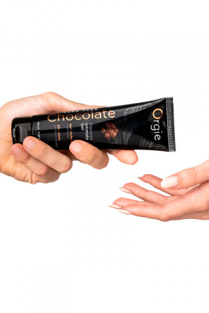 Lubrifiant eau Lube Tube chocolat 100ml · Orgie · vue 3