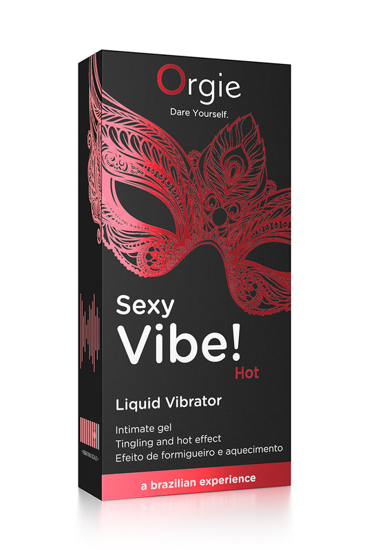 Gel stimulant chauffant fraise Sexy Vibe Hot Orgie