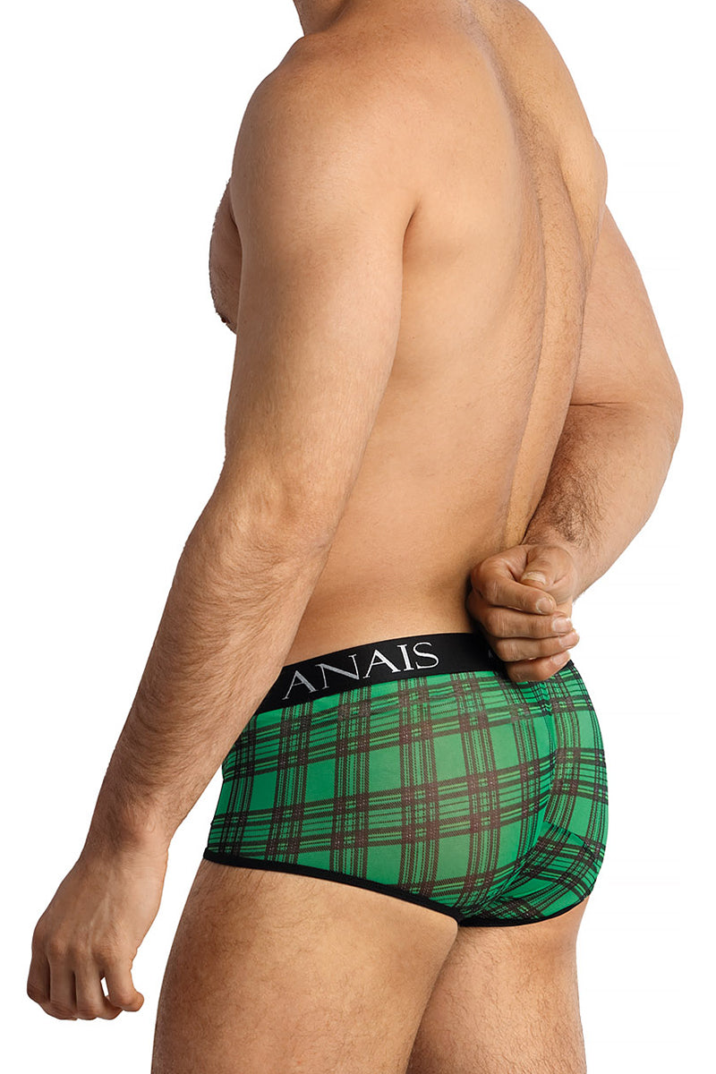 Boxer homme transparent imprimé vert Magic Anaïs for Men