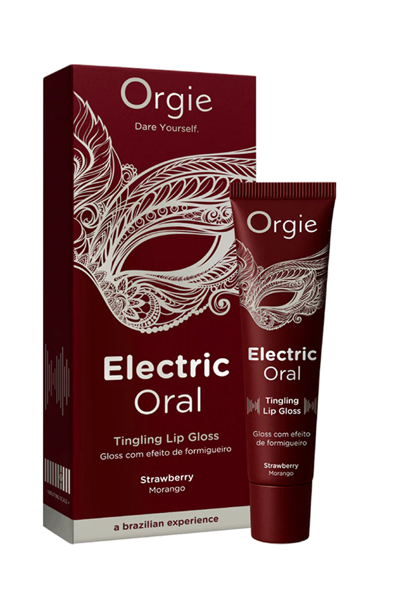 Gloss stimulant effet vibrant Electric Oral fraise Orgie