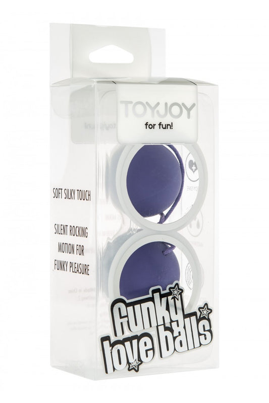 Boules de Geisha pour débuter Funky Love Balls violet Toy Joy