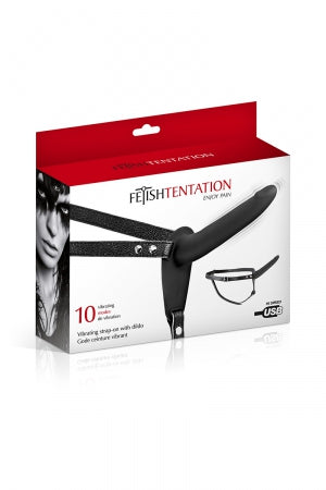 Gode ceinture noir vibrant · Fetish Tentation · vue 2