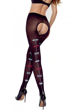 Collants ouverts 20 deniers noir · Passion bas et collants · vue 2