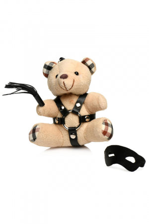 Porte-clés Teddy Bear BDSM avec martinet · Master Series · vue 2