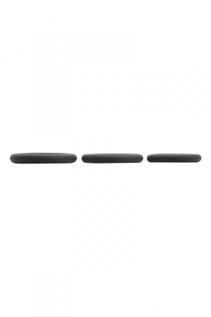 Lot de 3 cockrings en silicone Les sublimés Jacquie et Michel