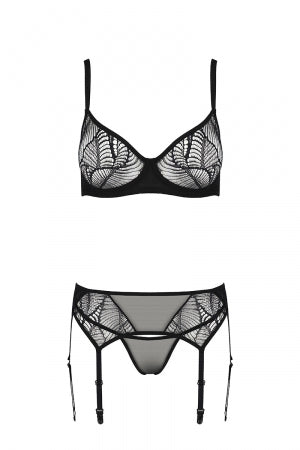 Ensemble à jarretelles Leafa Passion ECO Collection · Passion Lingerie · vue 2
