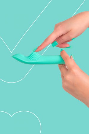 Vibro rechargeable LunaCharm vert · Fairygasm · vue 2