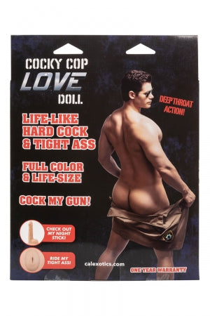 Poupée masculine Cocky Cop Love Doll · Calexotics · vue 2