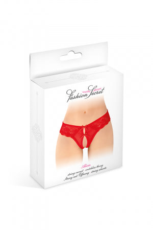 String ouvert Alicia rouge · Fashion Secret · vue 2