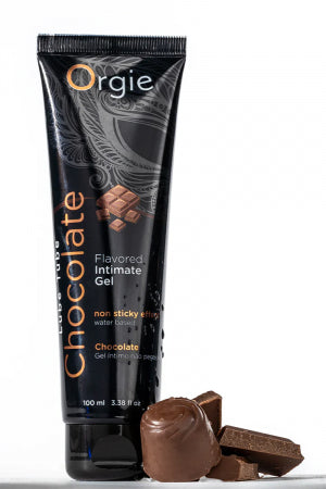 Lubrifiant eau Lube Tube chocolat 100ml · Orgie · vue 2