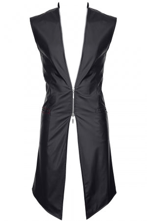 Veste longue sans manche wetlook Marco · Regnes · vue 2