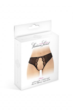 Culotte noire ouverte Ambre · Fashion Secret · vue 2