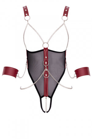 Body de bondage ouvert et seins nus Cottelli Bondage · Cotelli Accessoires · vue 2