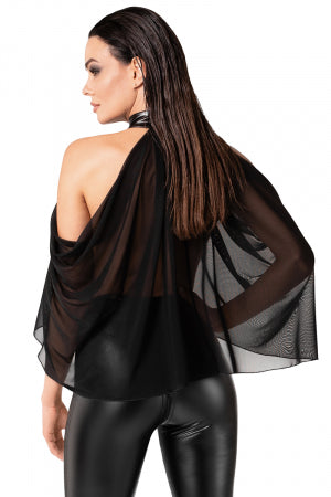 Bolero Opium en tulle · Noir Handmade · vue 2