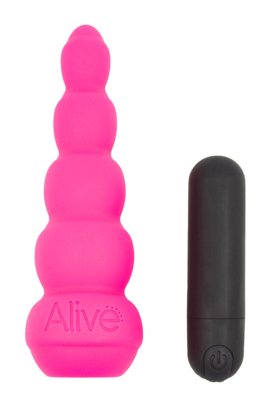 Stimulateur anal vibrant en silicone Lance Pro Alive