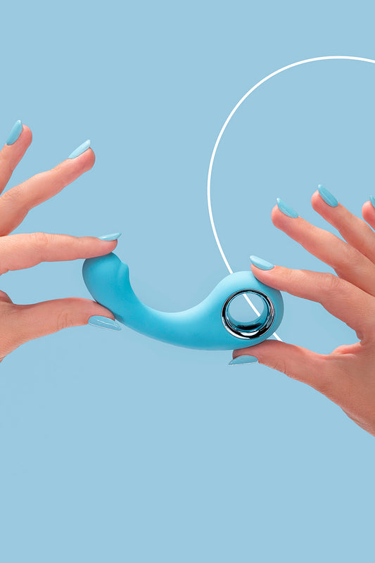Vibromasseur point G rechargeable BraveryAward bleu Fairygasm