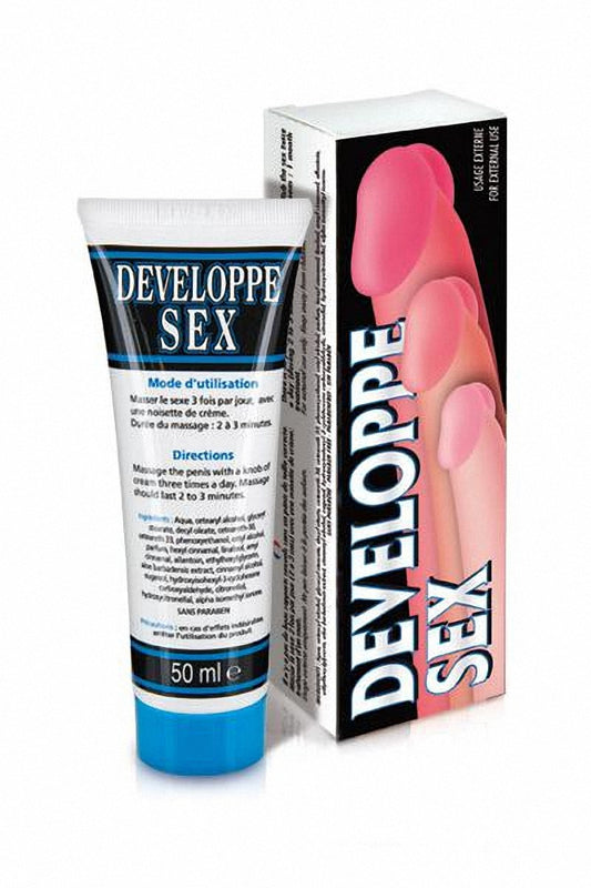 Crème de massage pour le pénis Développe Sex Aphro C.