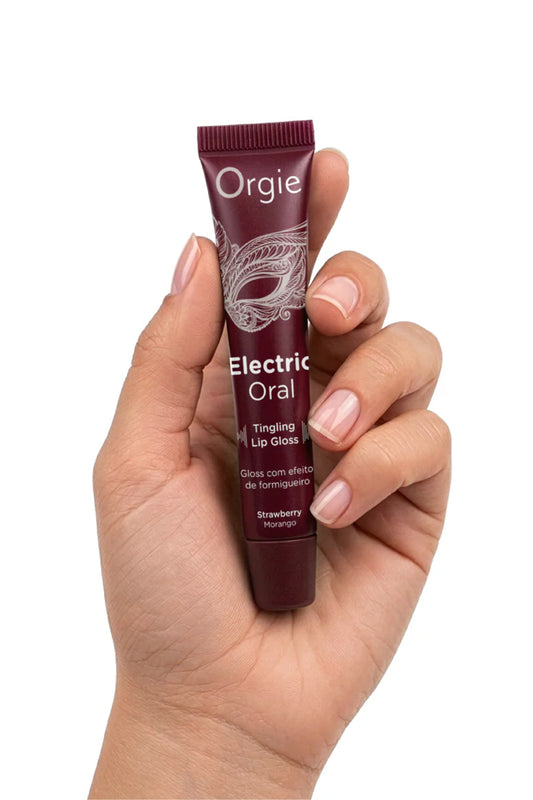 Gloss stimulant effet vibrant Electric Oral fraise Orgie