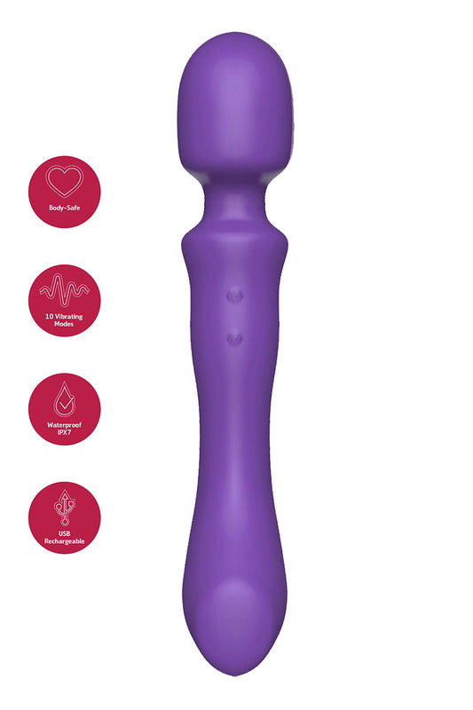 Vibromasseur double face 2 en 1 rechargeable She E-O